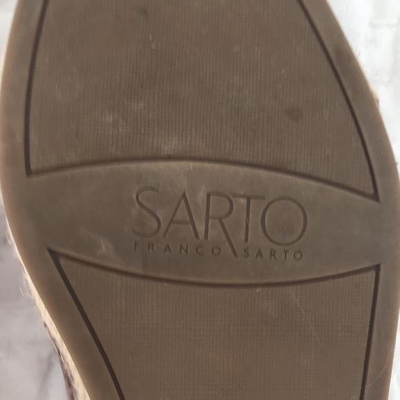 Sarto by Franco Sarto metallic espadrille flats - Picture 3 of 4